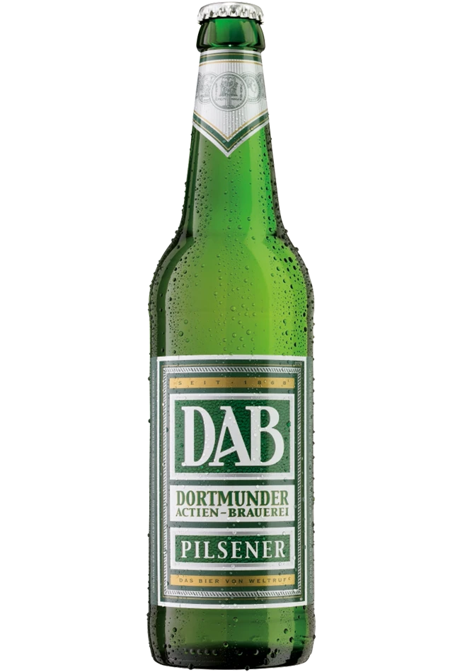 Flasche der Sorte DAB Pilsener – zur Detailseite des Produkts